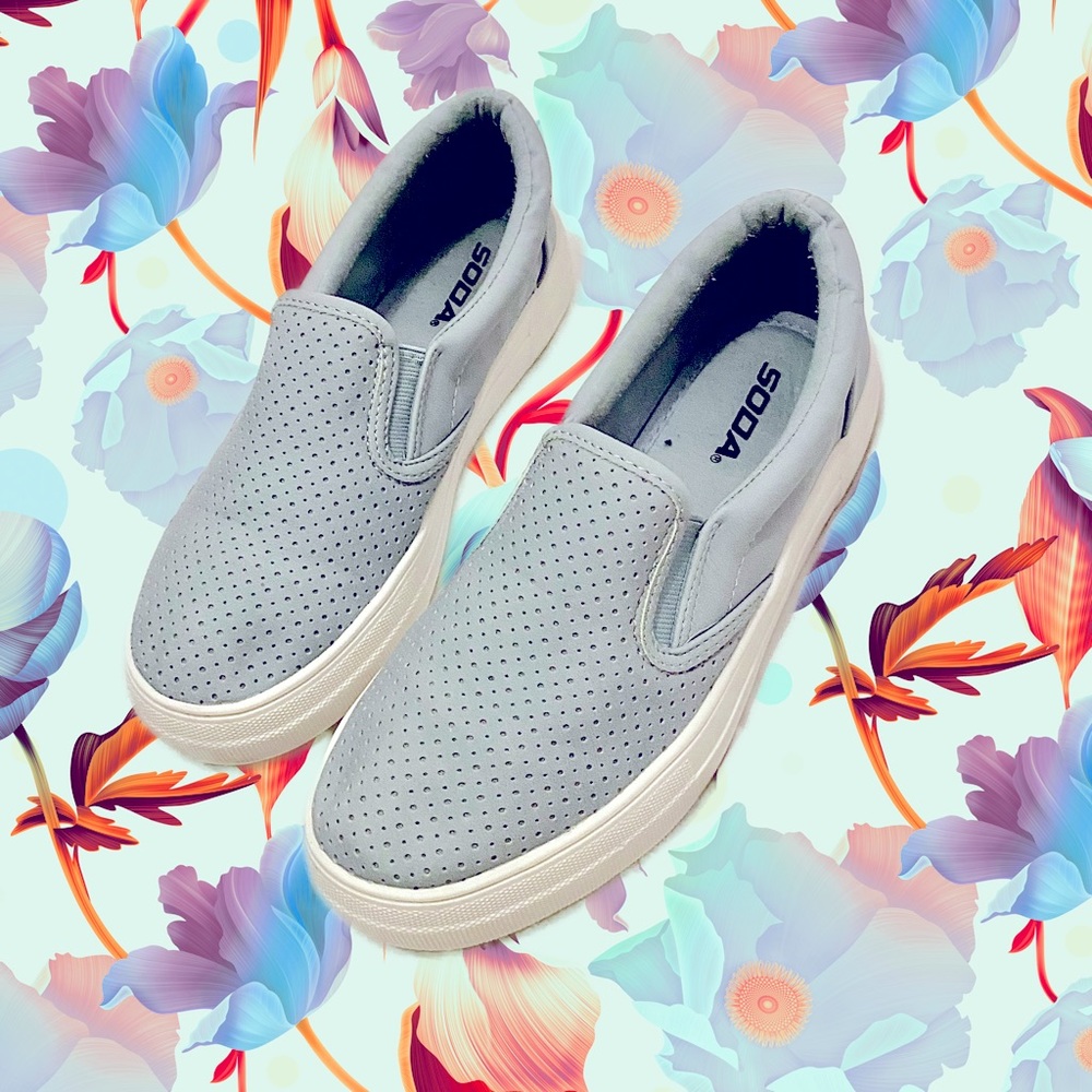 💰SOLD💰Soda Slip-on Platform Fashion Sneakers